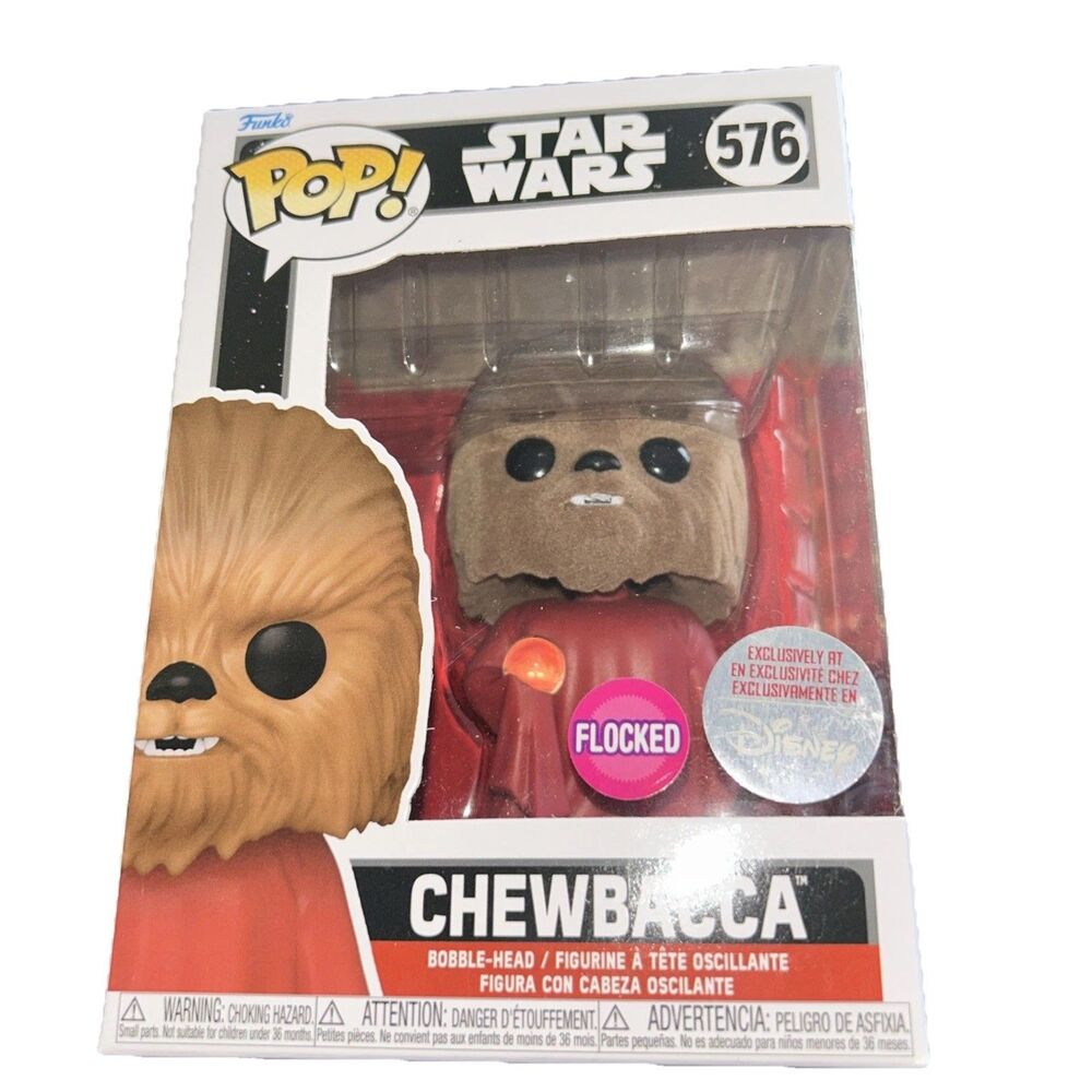 Funko Pop! Star Wars Chewbacca Life Day (Flocked) 576 Exclusive New